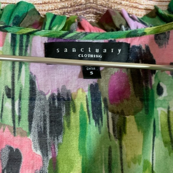 Anthropologie Sanctuary Sheer Floral Tank - Picture 4 of 5